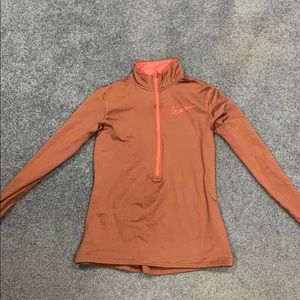 Maroon Nike Quarter zip up